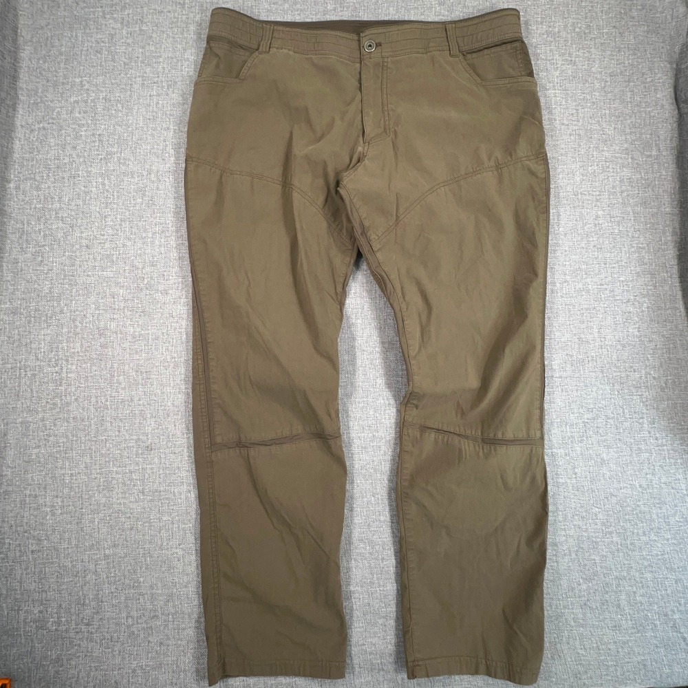 KUHL Free Radikl Pants Mens 42x32 (Fits as 41x31) Green Enduro Stretch Hiking